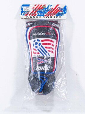Vintage Mitre 1994 World Cup Shin Guards 90s Soccer Equipment USA94 Gear Rare  *